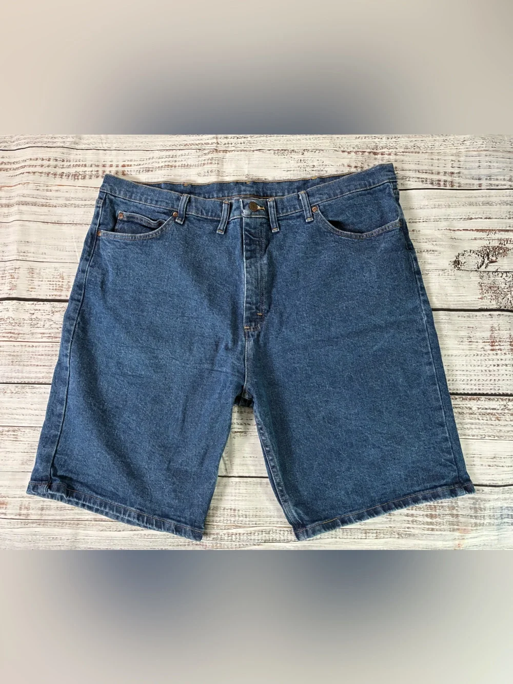 3 Pair Wrangler Denim Shorts Men’s Size 44 Blue Premium Quality Jean Shorts
